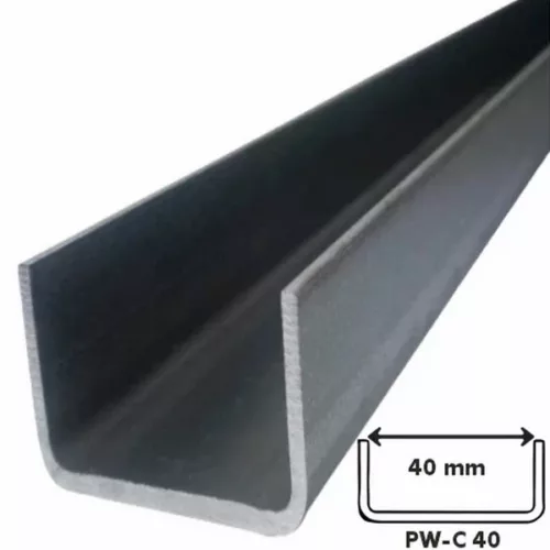 Ceownik — do Płyt Warstwowych Profil Bramowy Zamykający PW-C 40mm