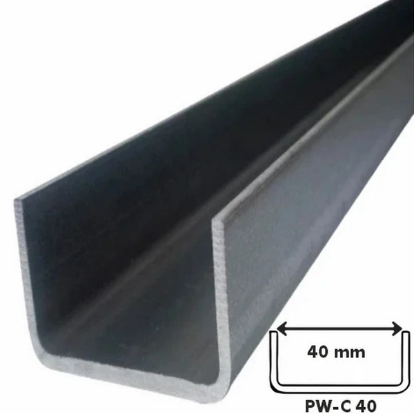 Ceownik — do Płyt Warstwowych Profil Bramowy Zamykający PW-C 40mm