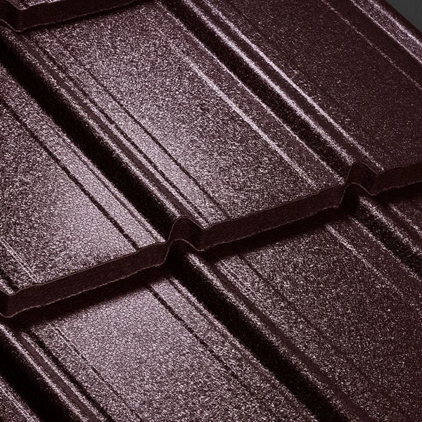CLARO Modular — Płaska Blachodachówka Modułowa Brązowy Ceglasty Grafitowy Czerwony Wiśniowy