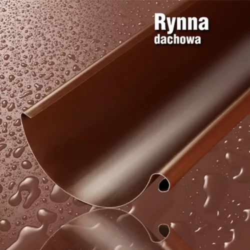 Rynna Metalowa — KASKADA 125mm grafit brąz czerwień czarny srebrny ceglasty
