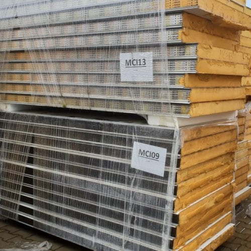 Płyta warstwowa — Używana 100 mm poliuretan PIR 10 cm ścienna 2 gatunek