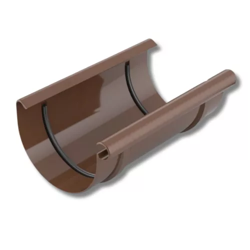 Złączka rynnowa — PVC BRYZA 125mm grafit brąz czerwień czarny srebrny ceglasty miedziany zielony biały
