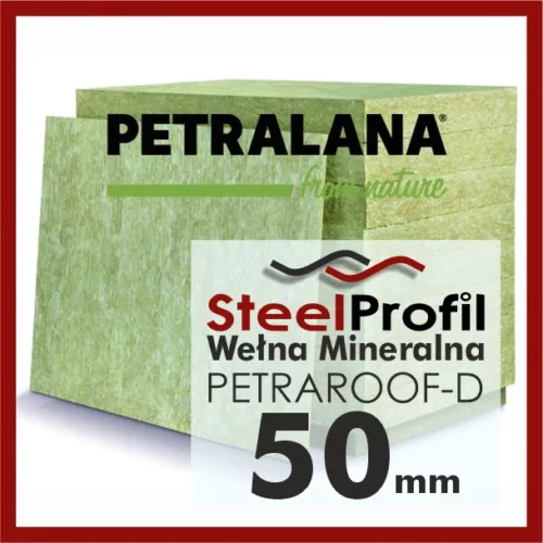 Wełna Mineralna — 50 mm Petralana PETRAROOF-D 5cm