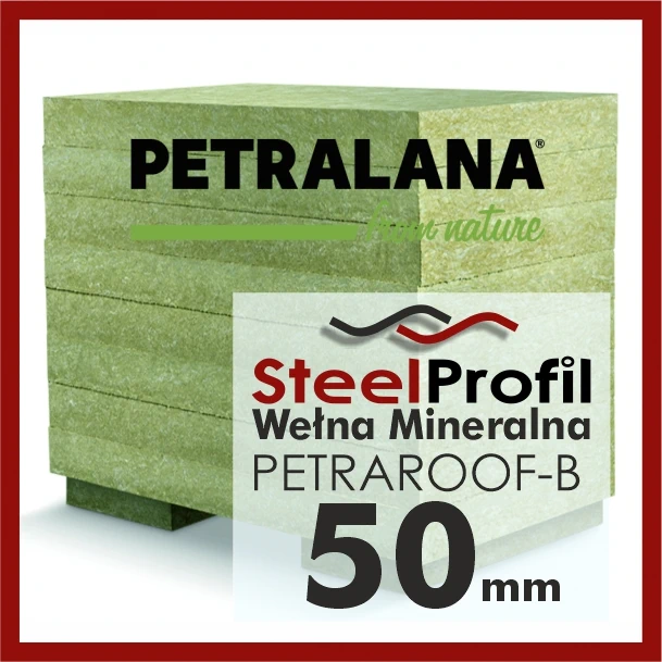 Wełna Mineralna — 50 mm Petralana PETRAROOF-B 5cm