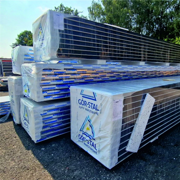 Płyta warstwowa — OUTLETOWA 80mm Poliuretan 8 cm ścienna standard 2 gatunek